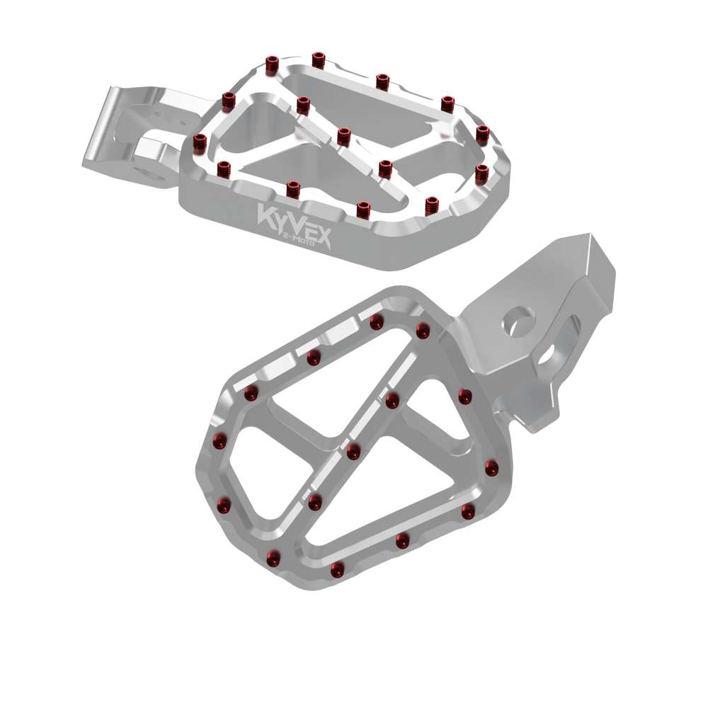 KyVex Billet Wide Foot Pegs - Ultra Bee Compatible KyVex Moto