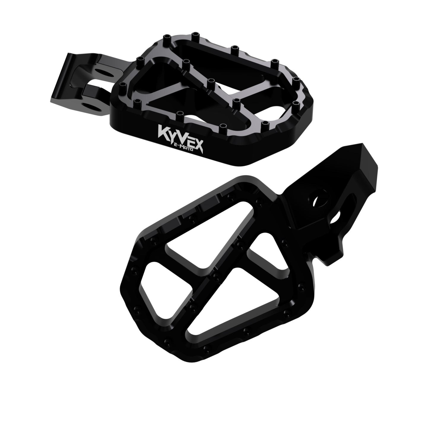 KyVex Billet Wide Foot Pegs - Ultra Bee Compatible KyVex Moto