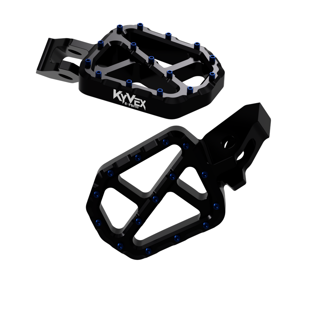 KyVex Billet Wide Foot Pegs - Ultra Bee Compatible KyVex Moto