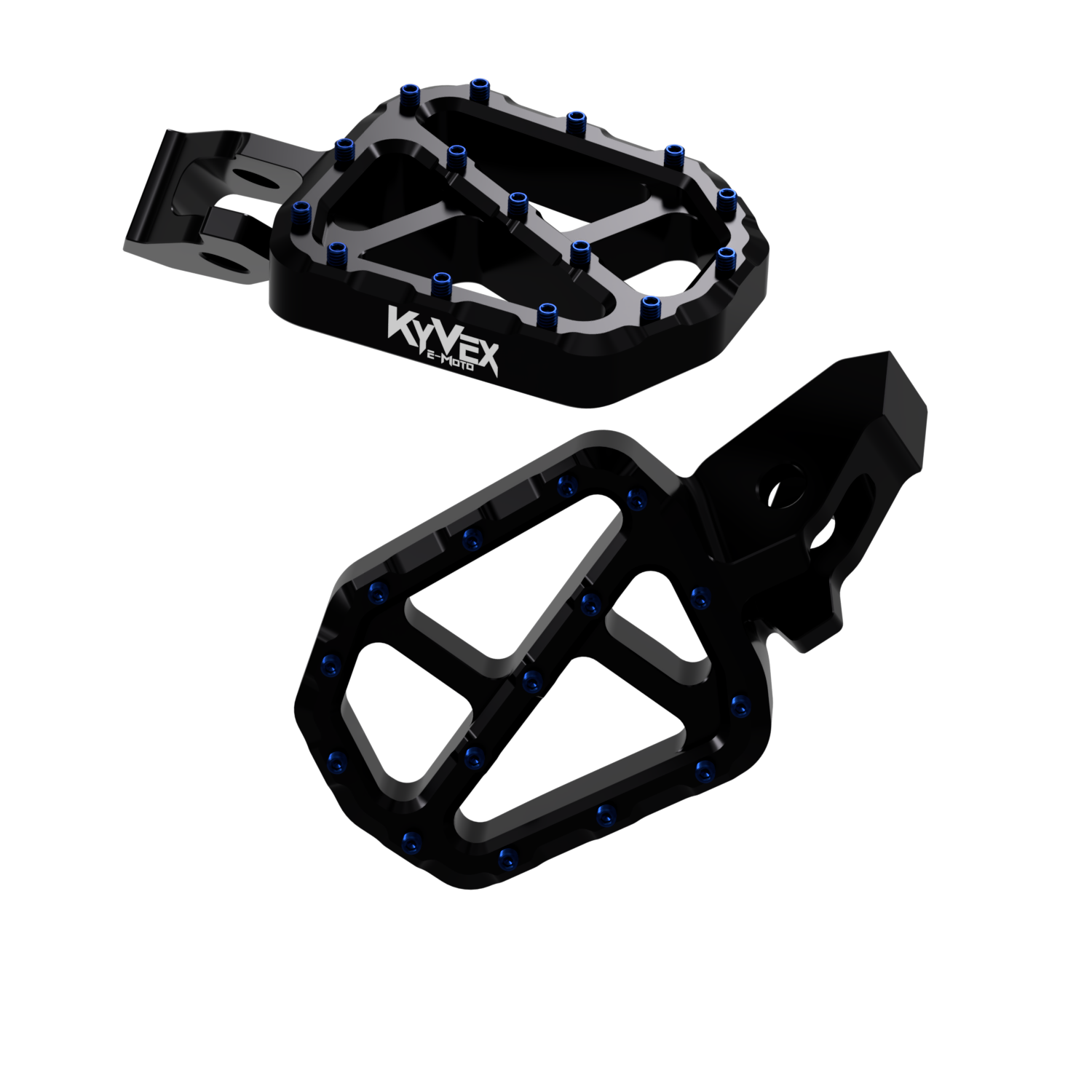 KyVex Billet Wide Foot Pegs - Ultra Bee Compatible KyVex Moto