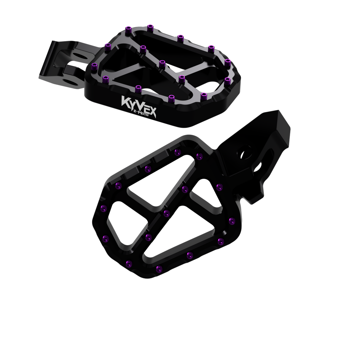 KyVex Billet Wide Foot Pegs - Ultra Bee Compatible KyVex Moto