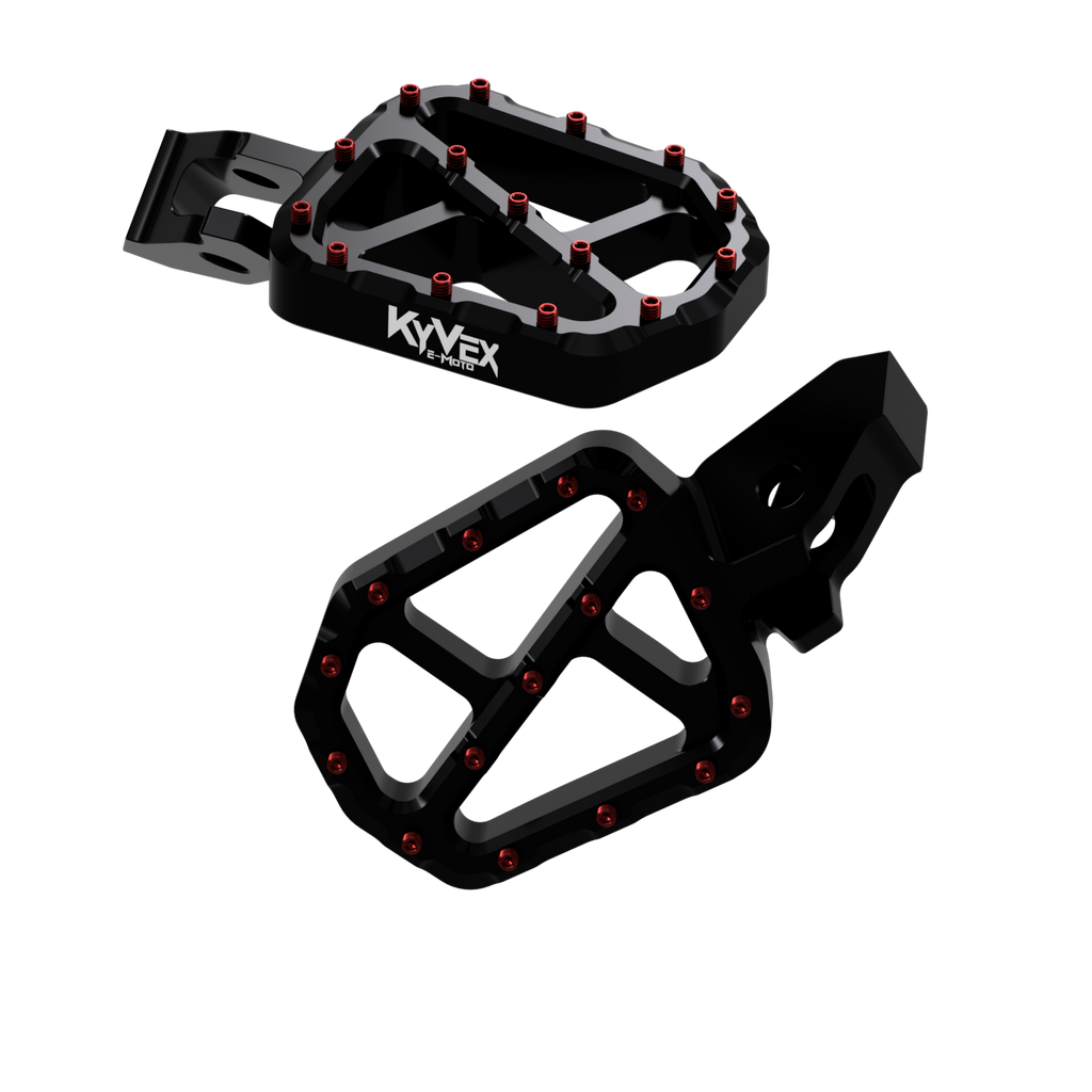 KyVex Billet Wide Foot Pegs - Ultra Bee Compatible KyVex Moto