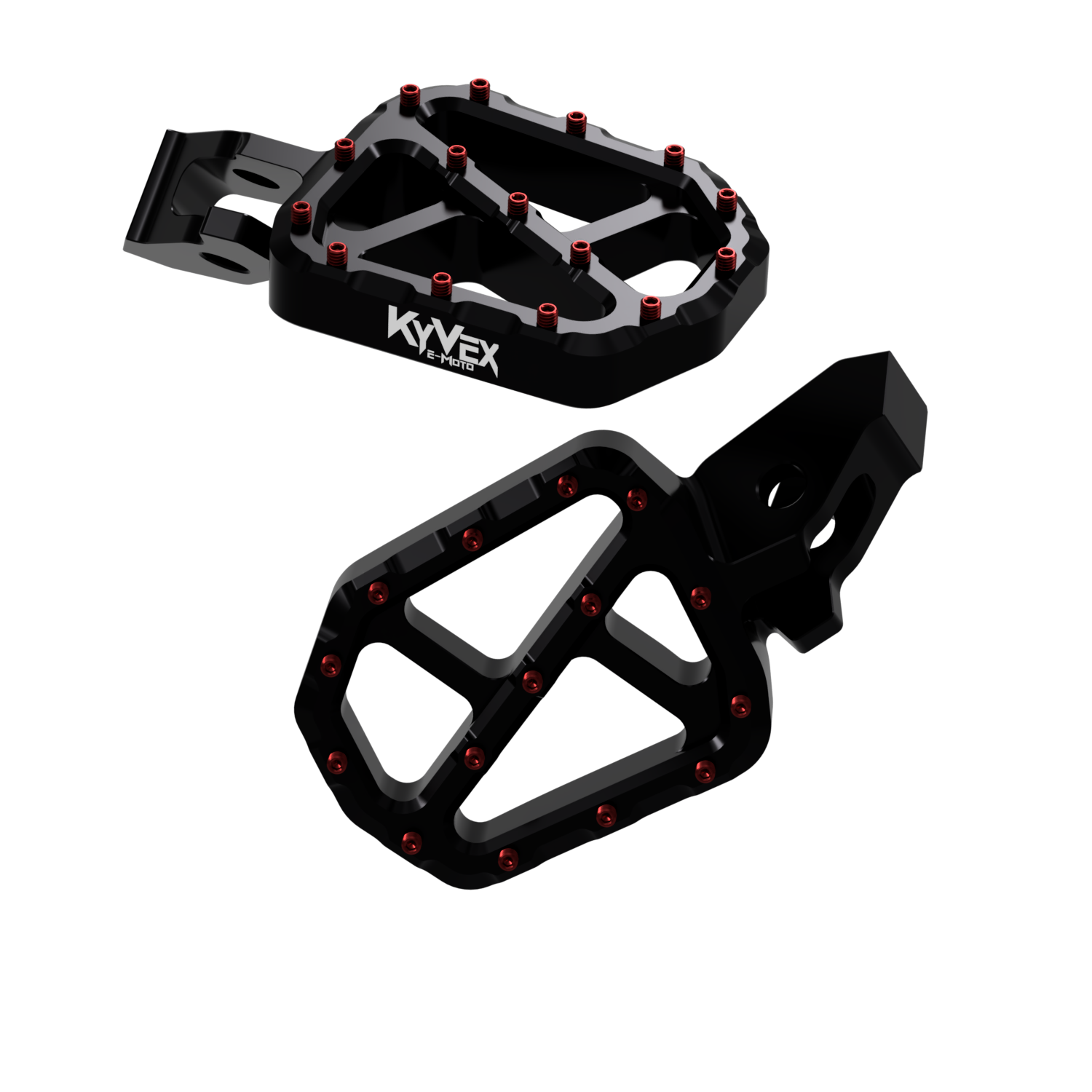 KyVex Billet Wide Foot Pegs - Ultra Bee Compatible KyVex Moto