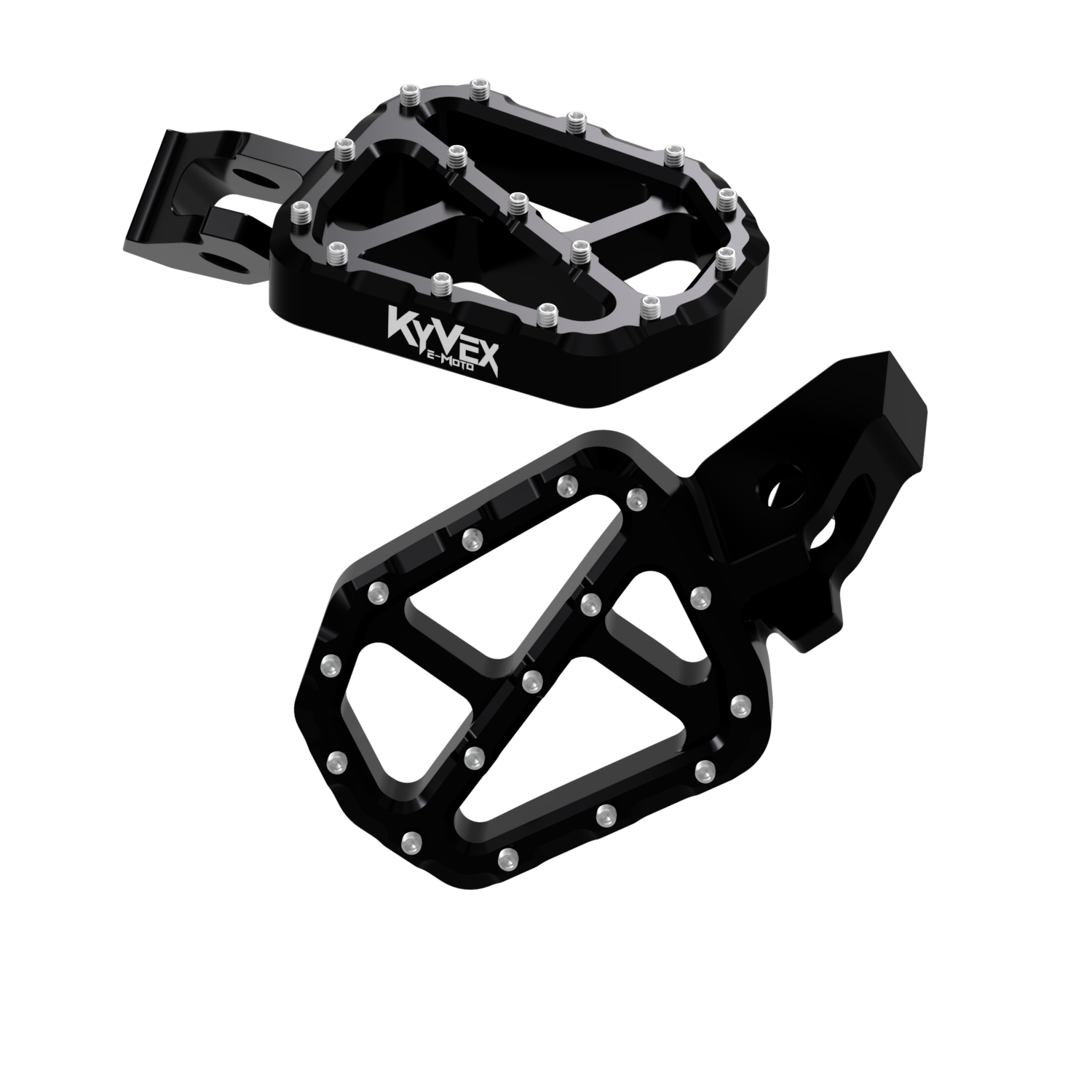 KyVex Billet Wide Foot Pegs - Ultra Bee Compatible KyVex Moto