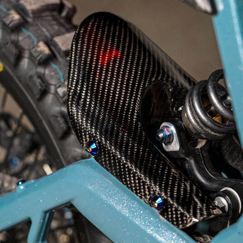 E-Ride Pro Carbon Fiber Mud Guard Modded Moto Co