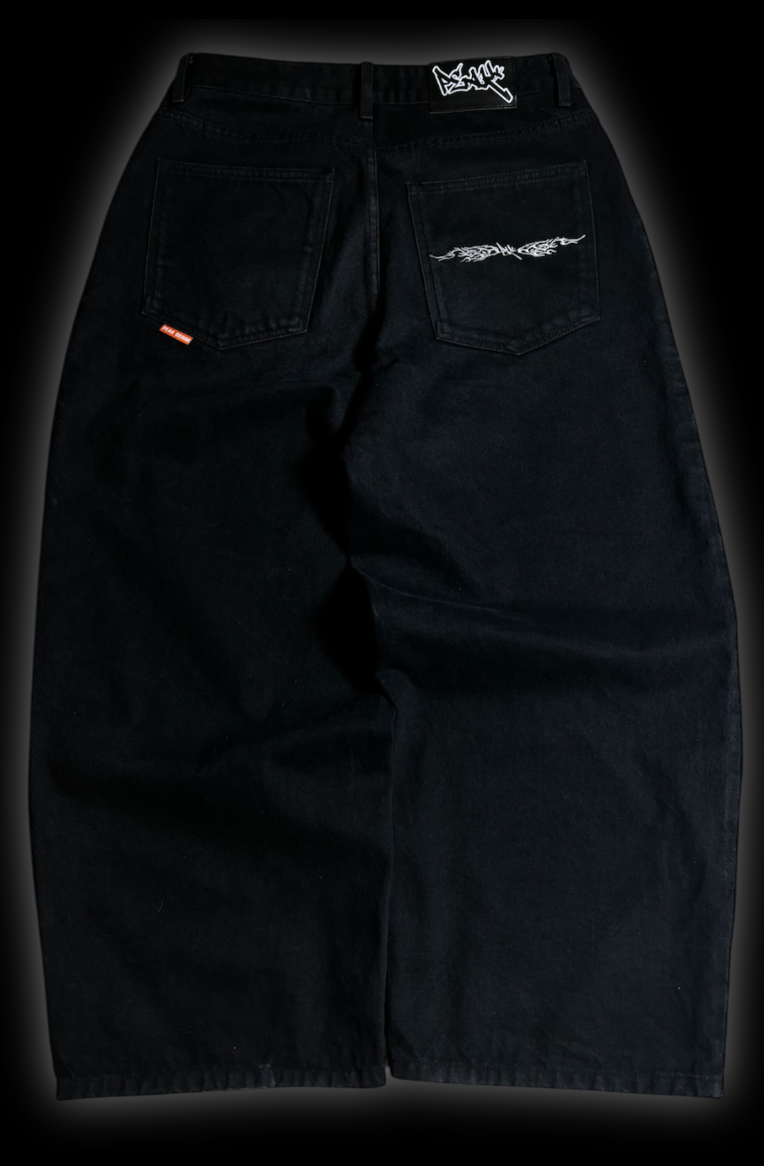 Peak Baggy Jeans - Black Peak