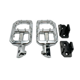 Upgraded CNC Pegs — Black , Chrome with Silver or Jet Blue Spikes Soleil Supplies