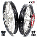 KKE 21" 19" Casting Wheels Rims Set For HONDA CR125R 1995-1997 CR250R 1995-1996 CR500R 1995-2001 KKE Racing