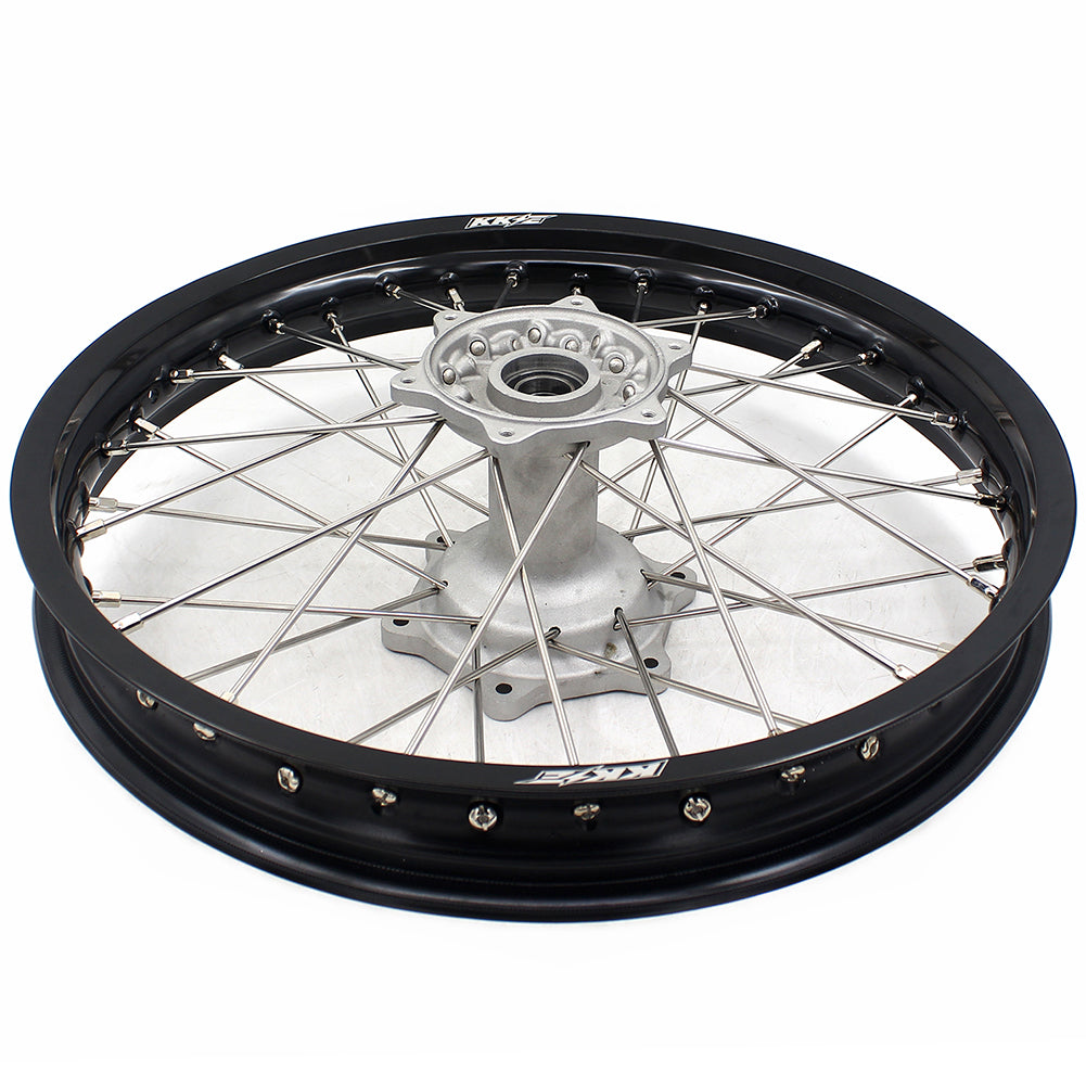 KKE 19*2.15 Cast Rear Wheel Rim For Yamaha YZ125 YZ250 YZ250F YZ450F Silver KKE Racing
