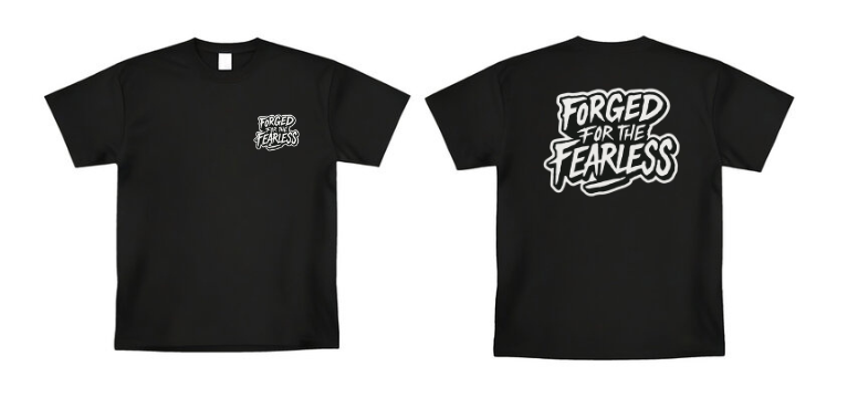 FORGED “For the Fearless” T-Shirt – Premium Cotton Streetwear Tee Forged Racing