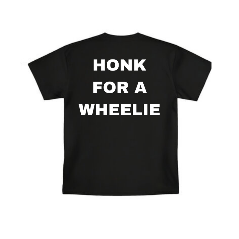“Honk for a Wheelie” T-Shirt – Premium Cotton E-Moto Streetwear Tee Forged Racing