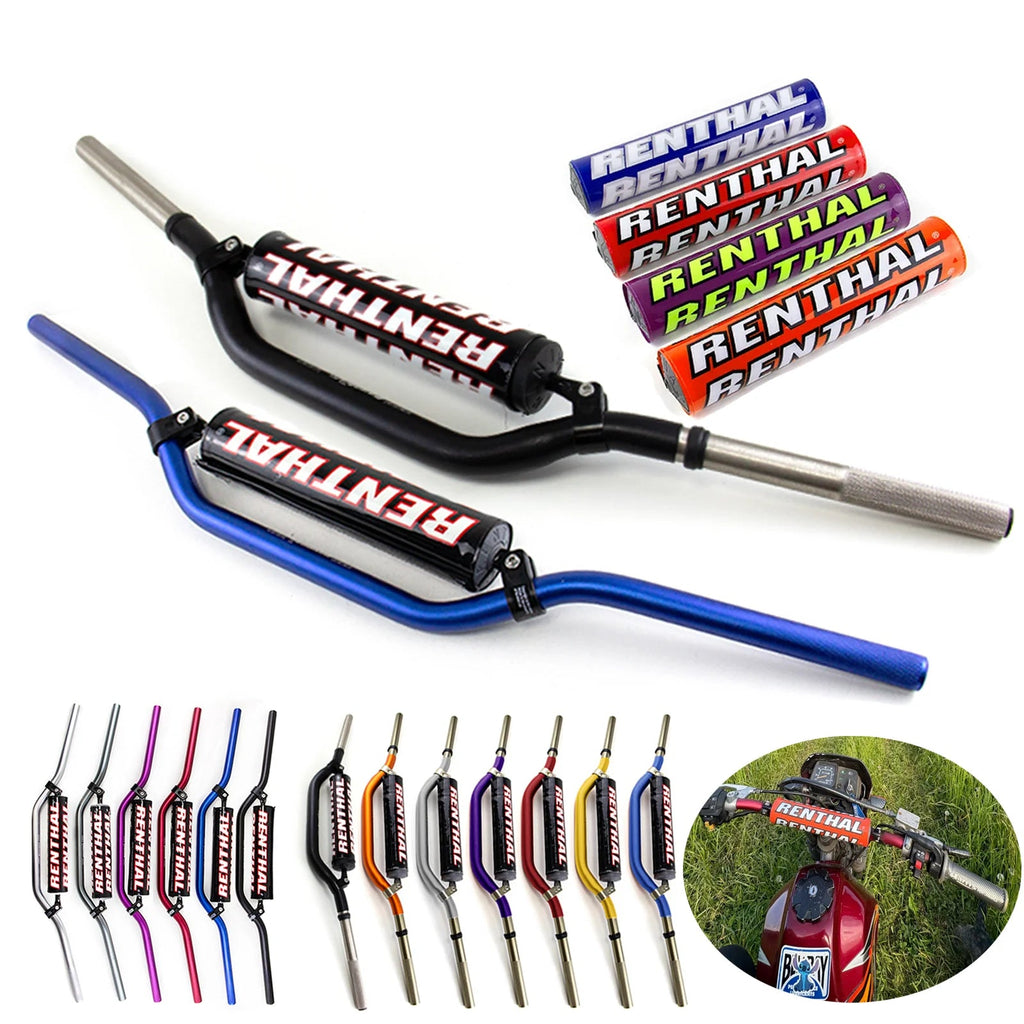 Motorcycle Handlebar Dirtbike 22 28Mm Universal for Renthal Twinwall 971 997 Grіpsi Most Bikes Handle Bar Pit Bike Accessories Emoto Supply