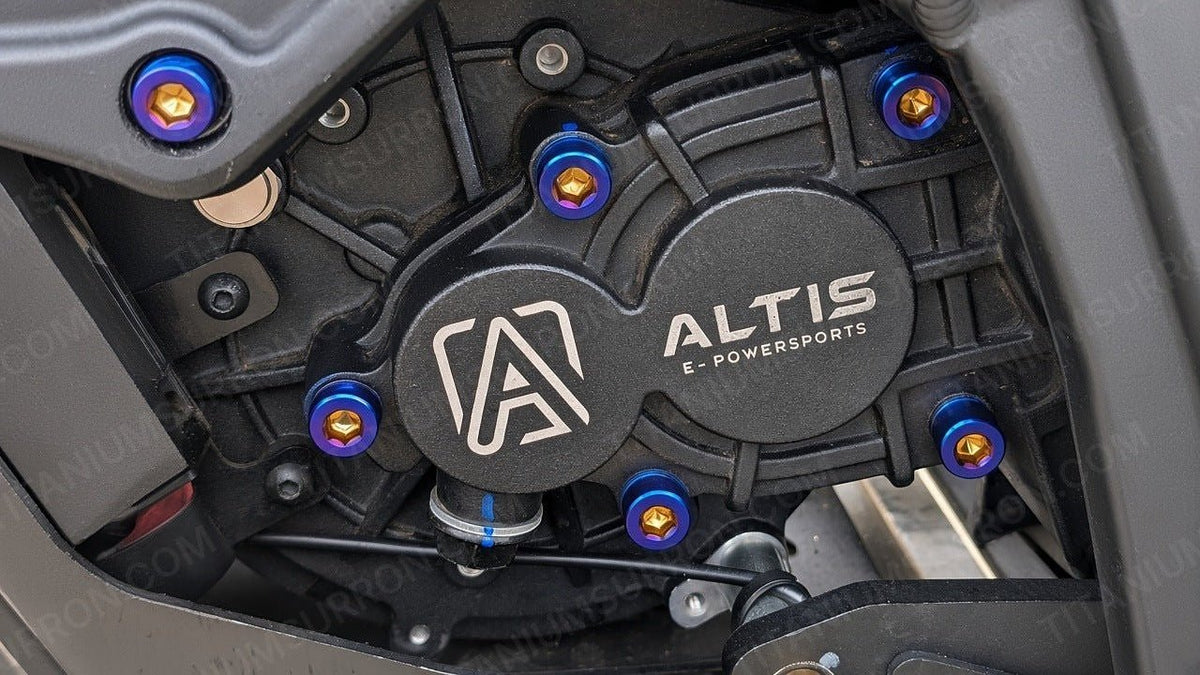Altis Sigma Gearbox Cover Titanium Bolt Kit Titanium Surron