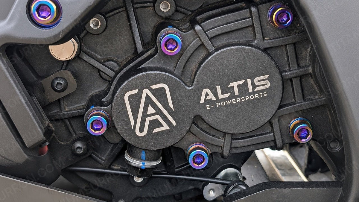 Altis Sigma Gearbox Cover Titanium Bolt Kit Titanium Surron