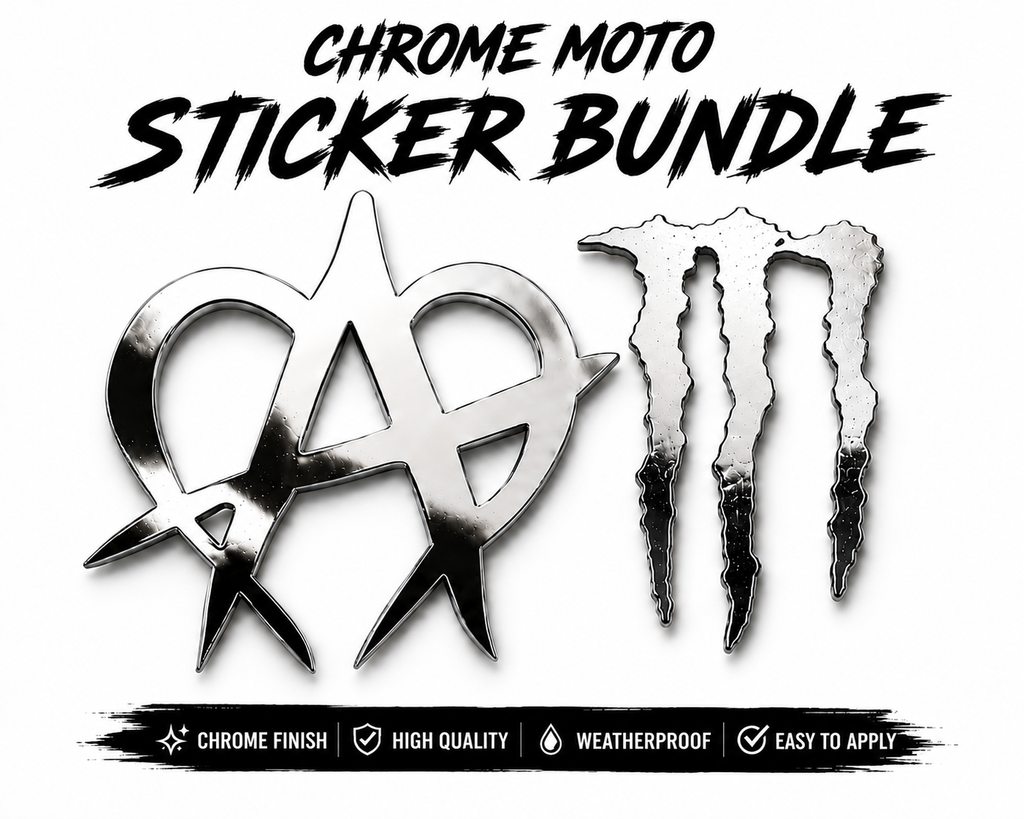 Moto-Sticker Bundle (CHROME)