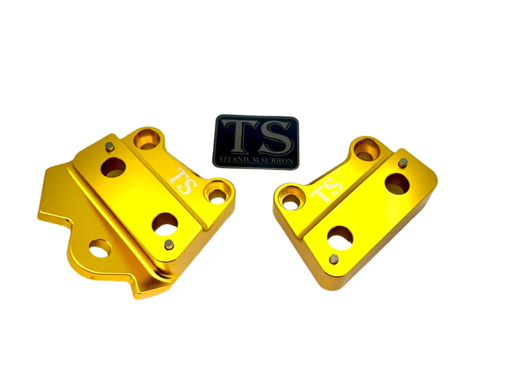 Custom CNC Aluminum Footpeg Brackets for Talaria X3 (XXX models) Titanium Surron
