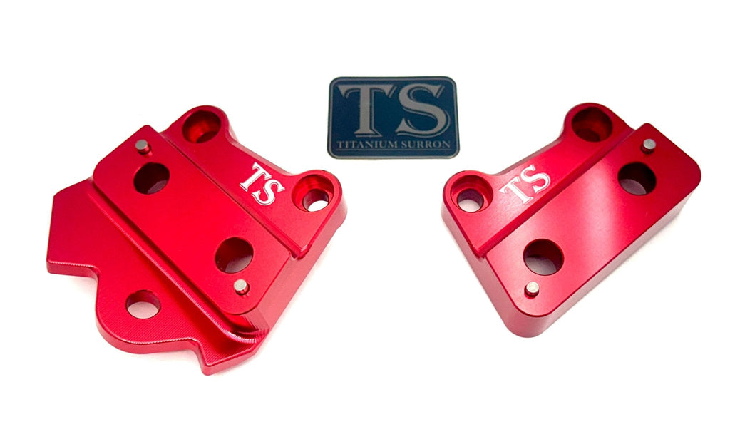 Custom CNC Aluminum Footpeg Brackets for Talaria X3 (XXX models) Titanium Surron