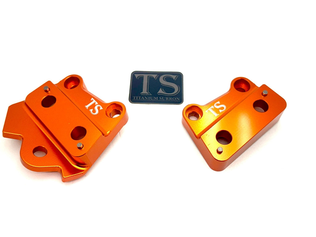 Custom CNC Aluminum Footpeg Brackets for Talaria X3 (XXX models) Titanium Surron