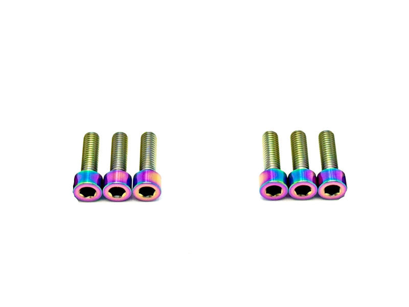 Titanium Surron LBX Stem Bolt Kit (6 pieces) - Riot Racing