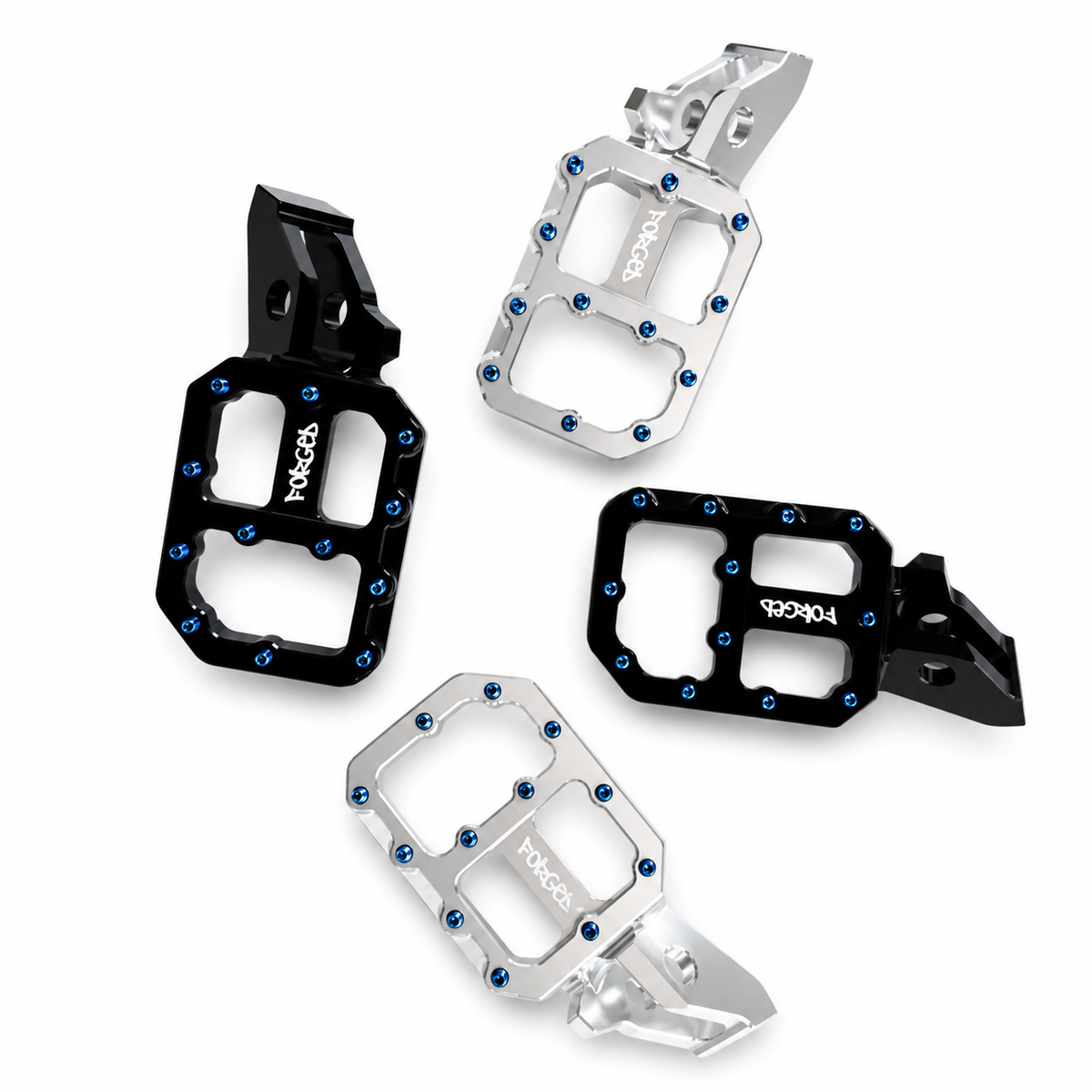 Super-Wide E-Moto Footpegs – Surron, Talaria, E-Ride Pro, 79Bike Forged Racing