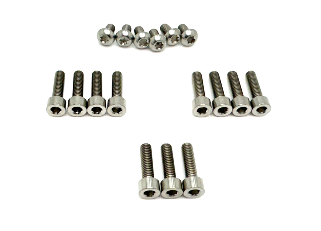 Titanium DNM/ KKE Fork Bolt Kits - Riot Racing