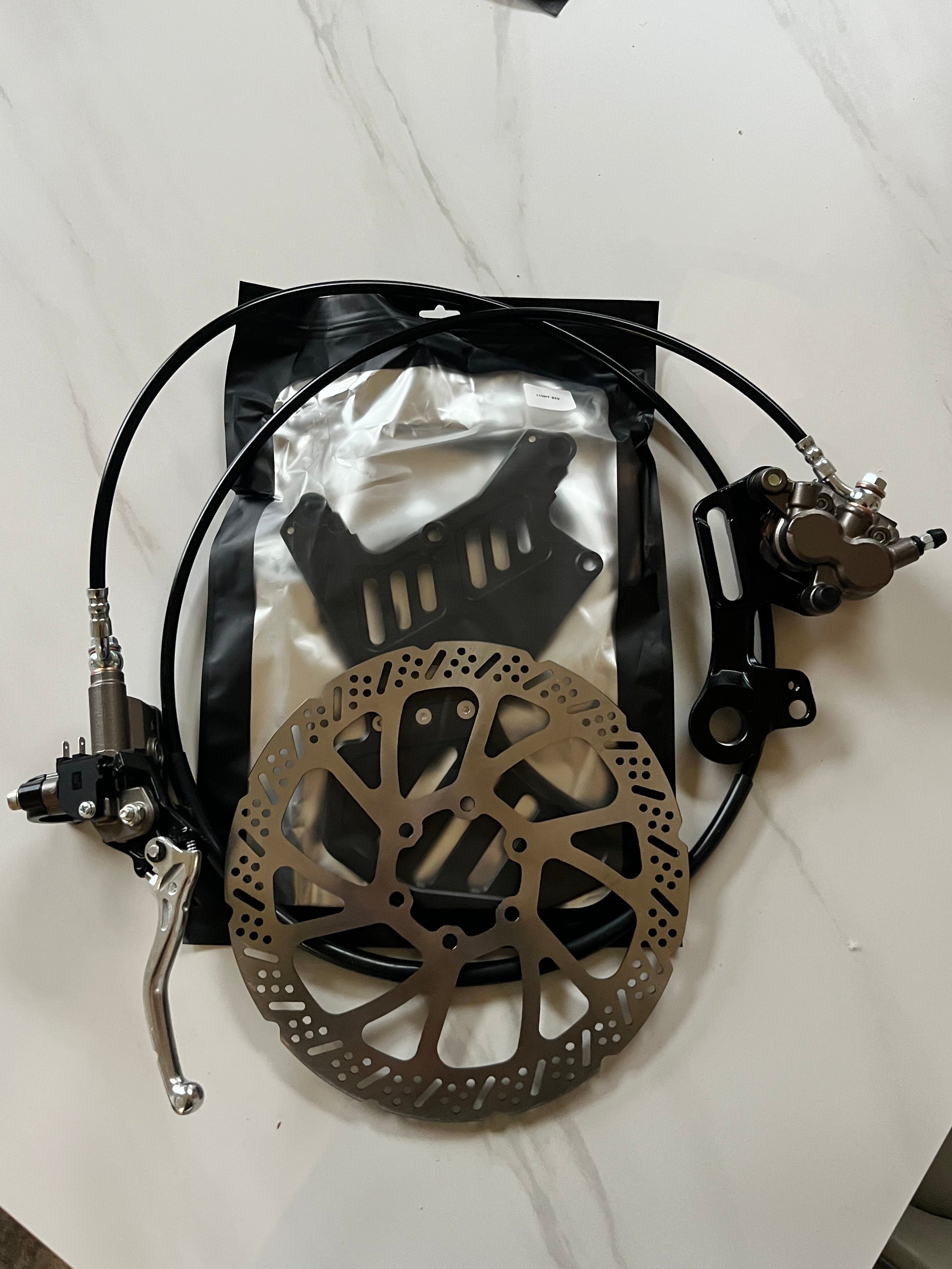 Surron Light Bee (LBX) Rear Moto Brake Kit — Ultra Bee Brakes Emoto Flux
