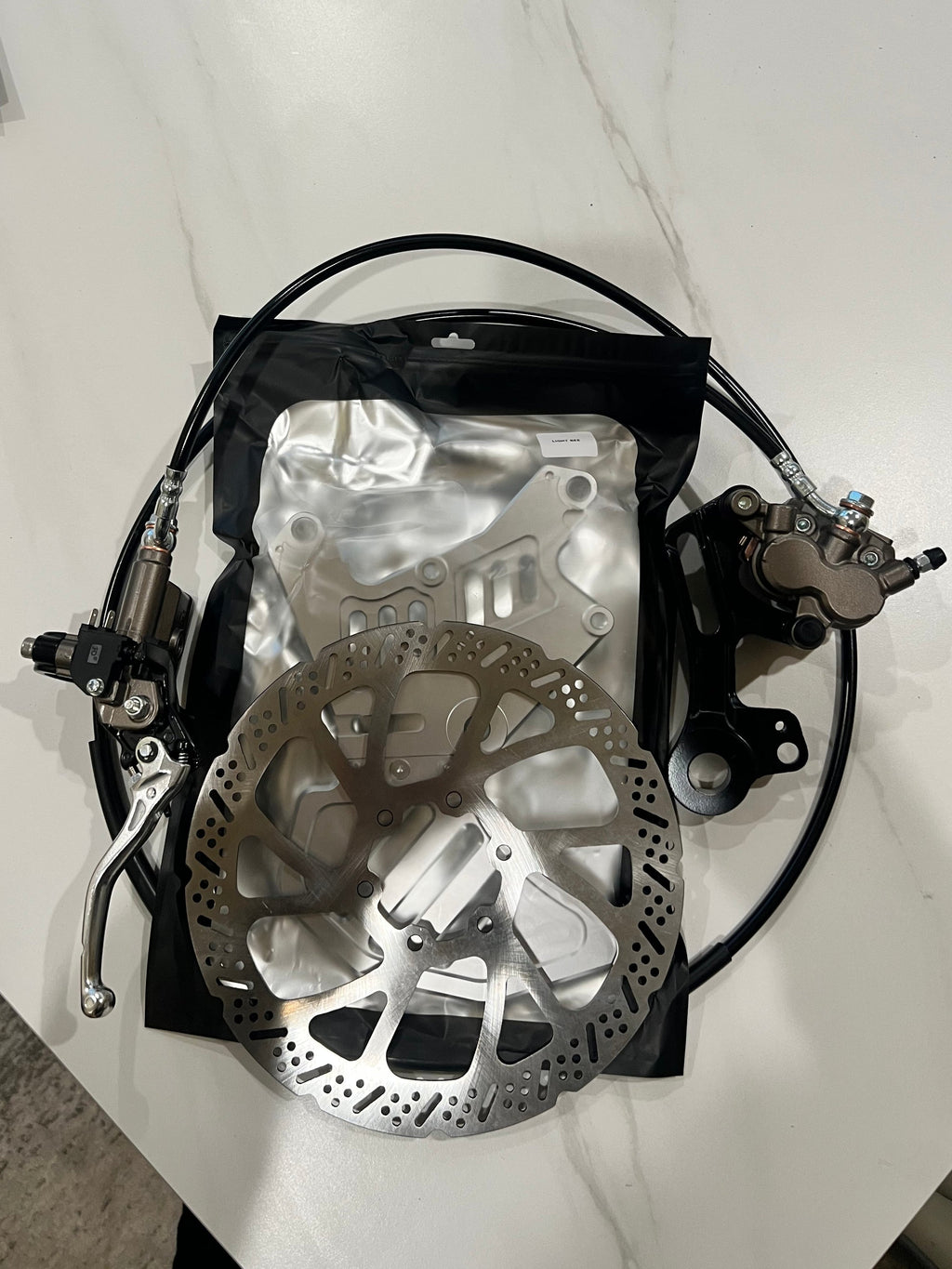 Surron Light Bee (LBX) Rear Moto Brake Kit — Ultra Bee Brakes Emoto Flux