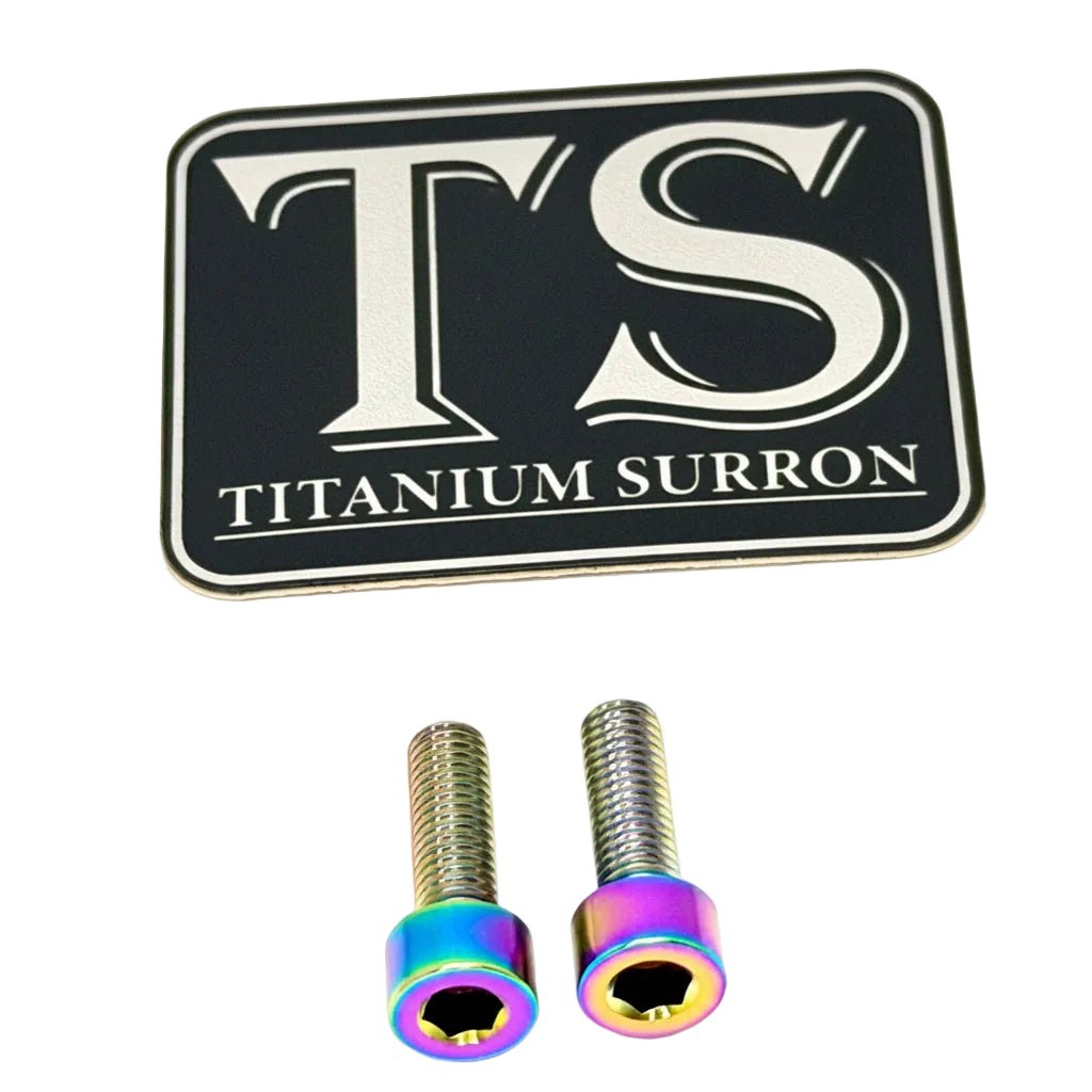 E-Moto Throttle Titanium Bolts (Two bolts) Titanium Surron