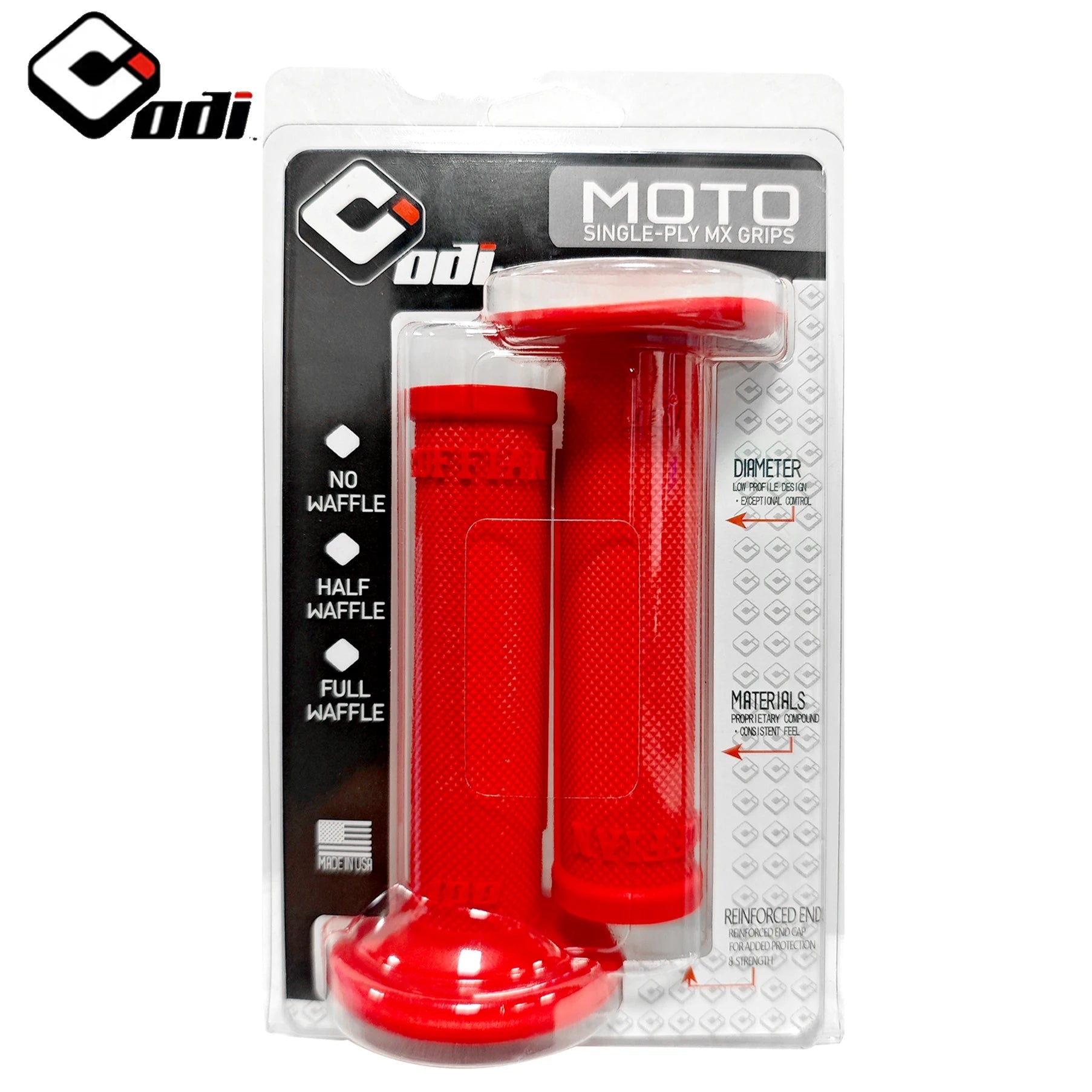 ODI Anti-Slip MTB Handlebar Grips – Bicycle Lock-On Grips for Mountain Bike Comfort & Control Emoto Supply
