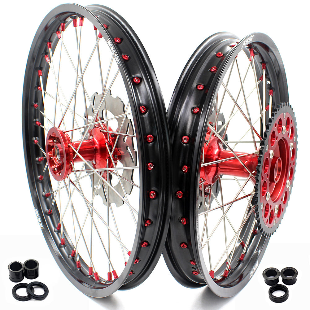 KKE 21" 19" CRF250R CRF450R 2015-2025 For HONDA MX Casting Wheels Rims Set Different Color Comb Available KKE Racing