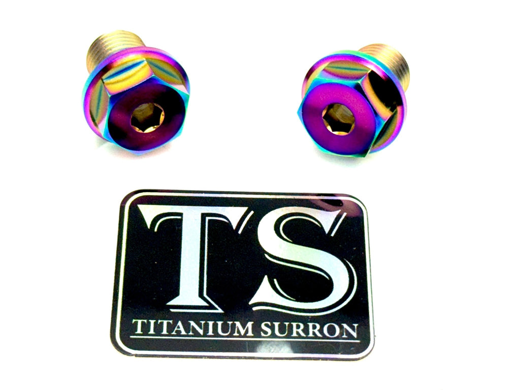 Titanium FastAce Forks Axle Bolts - Riot Racing