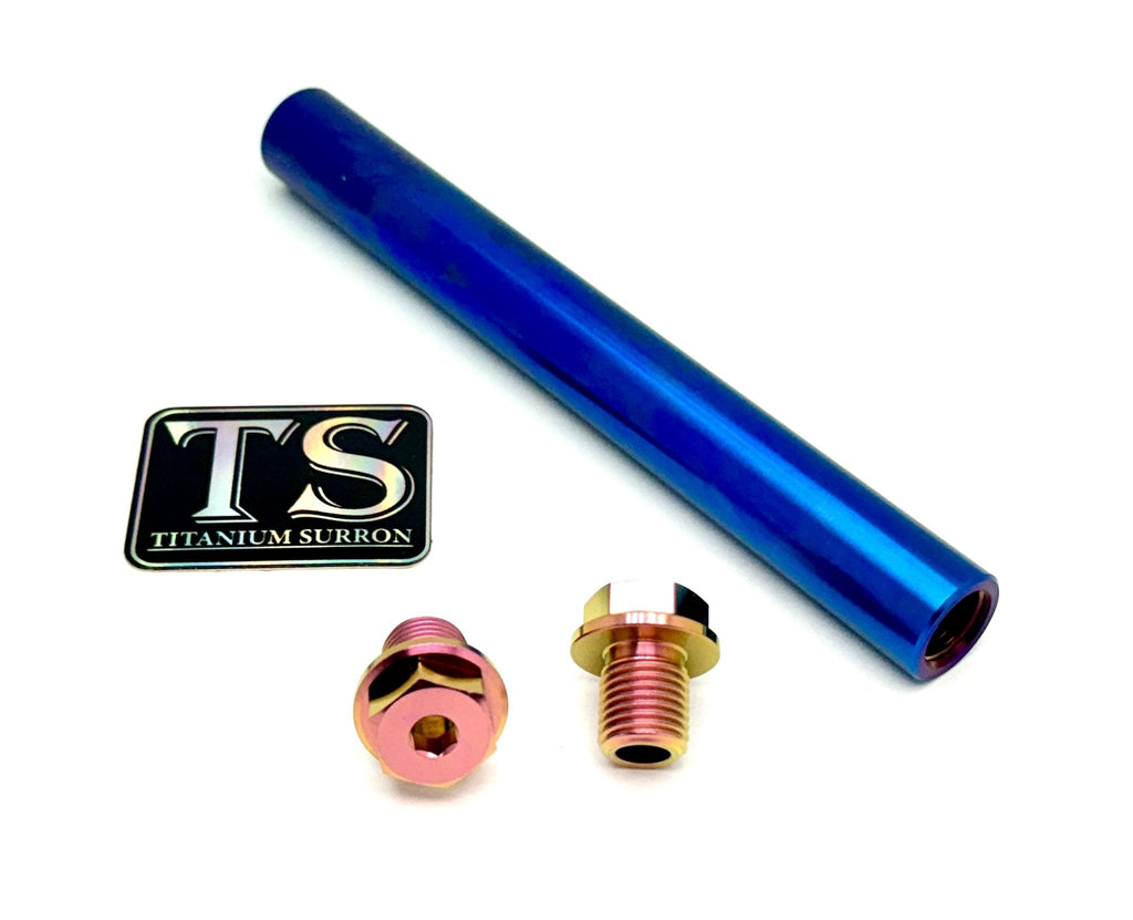 FastAce Fork Titanium Axle and Two Axle Bolts (3 Pieces) - Riot Racing
