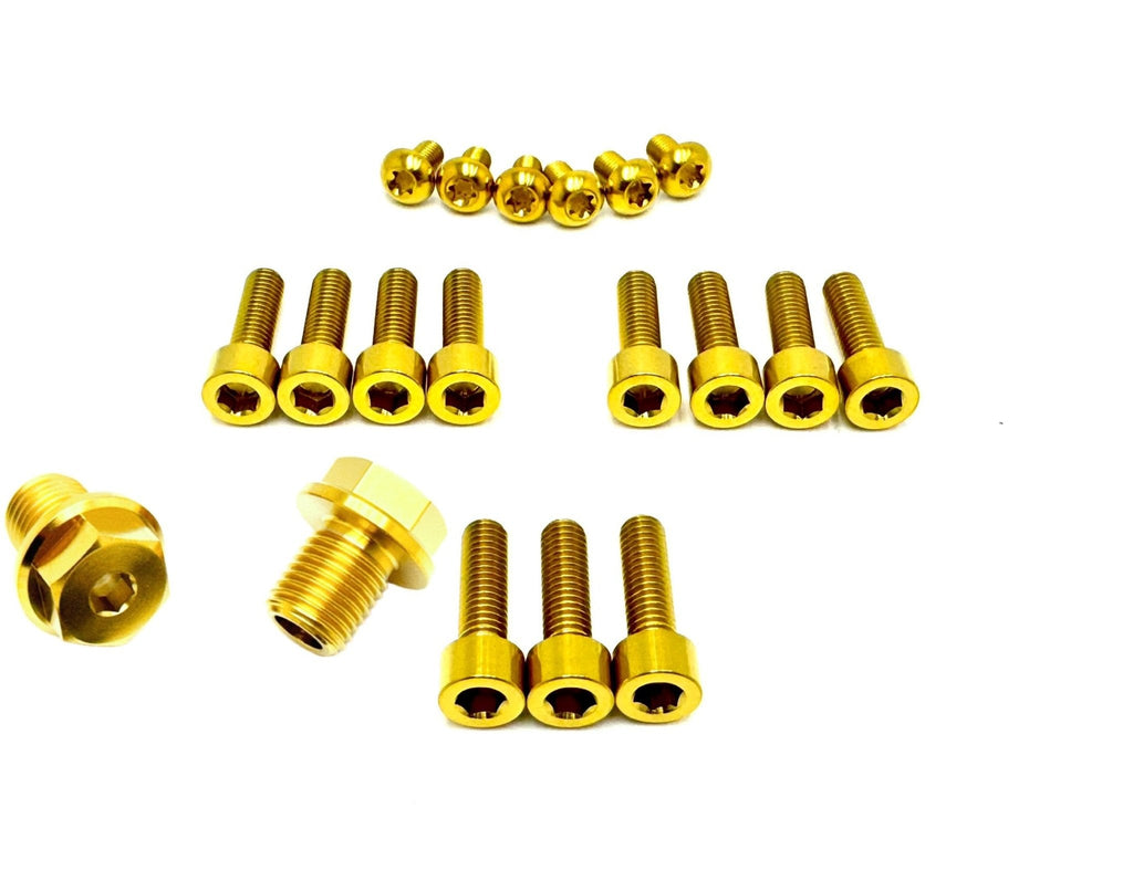 Titanium FastAce Fork Bolt Kits ALX13RC (2.0), AHX12RV (Gravitee), ALX32RC - Riot Racing