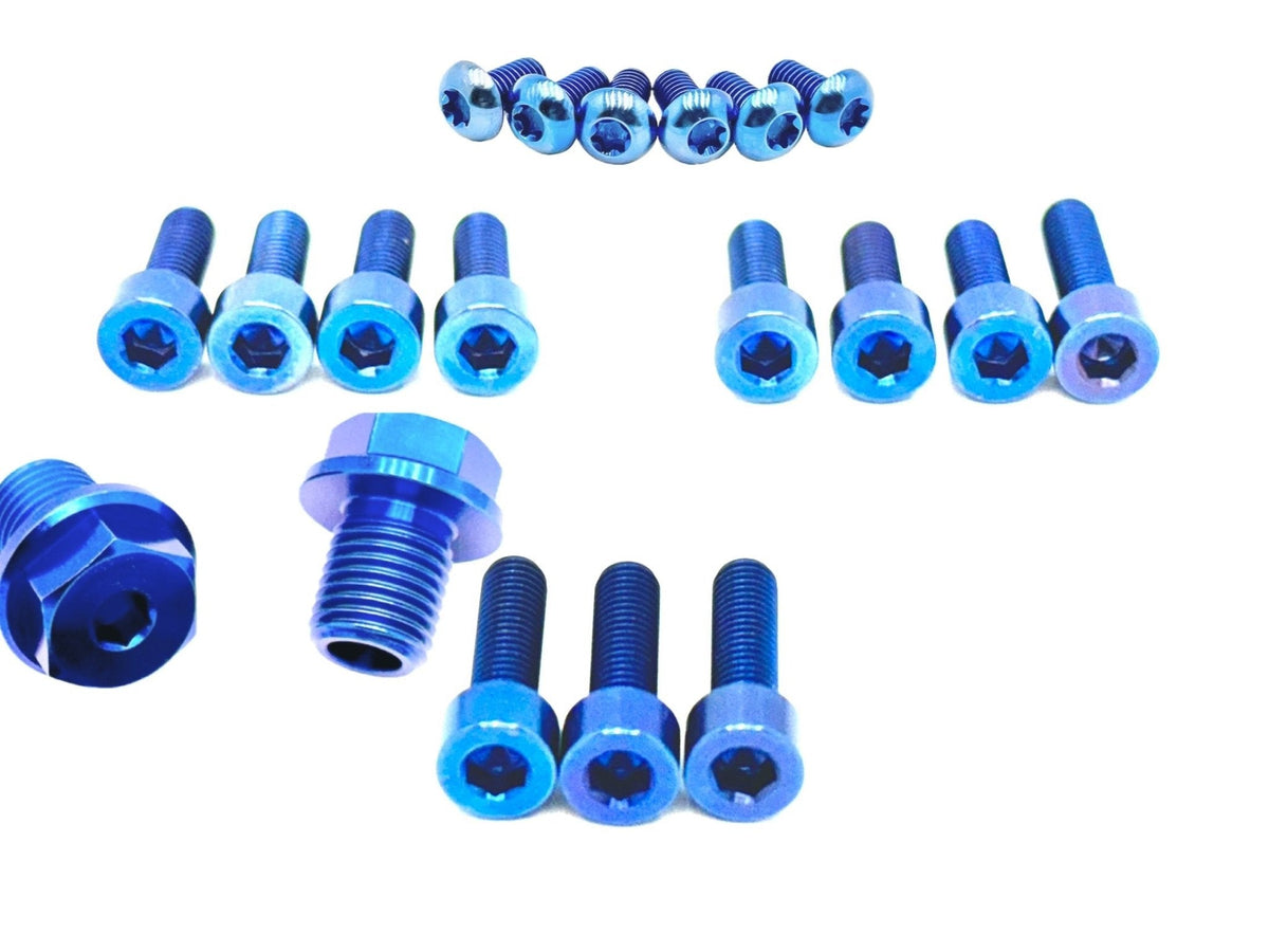 Titanium FastAce Fork Bolt Kits ALX13RC (2.0), AHX12RV (Gravitee), ALX32RC - Riot Racing