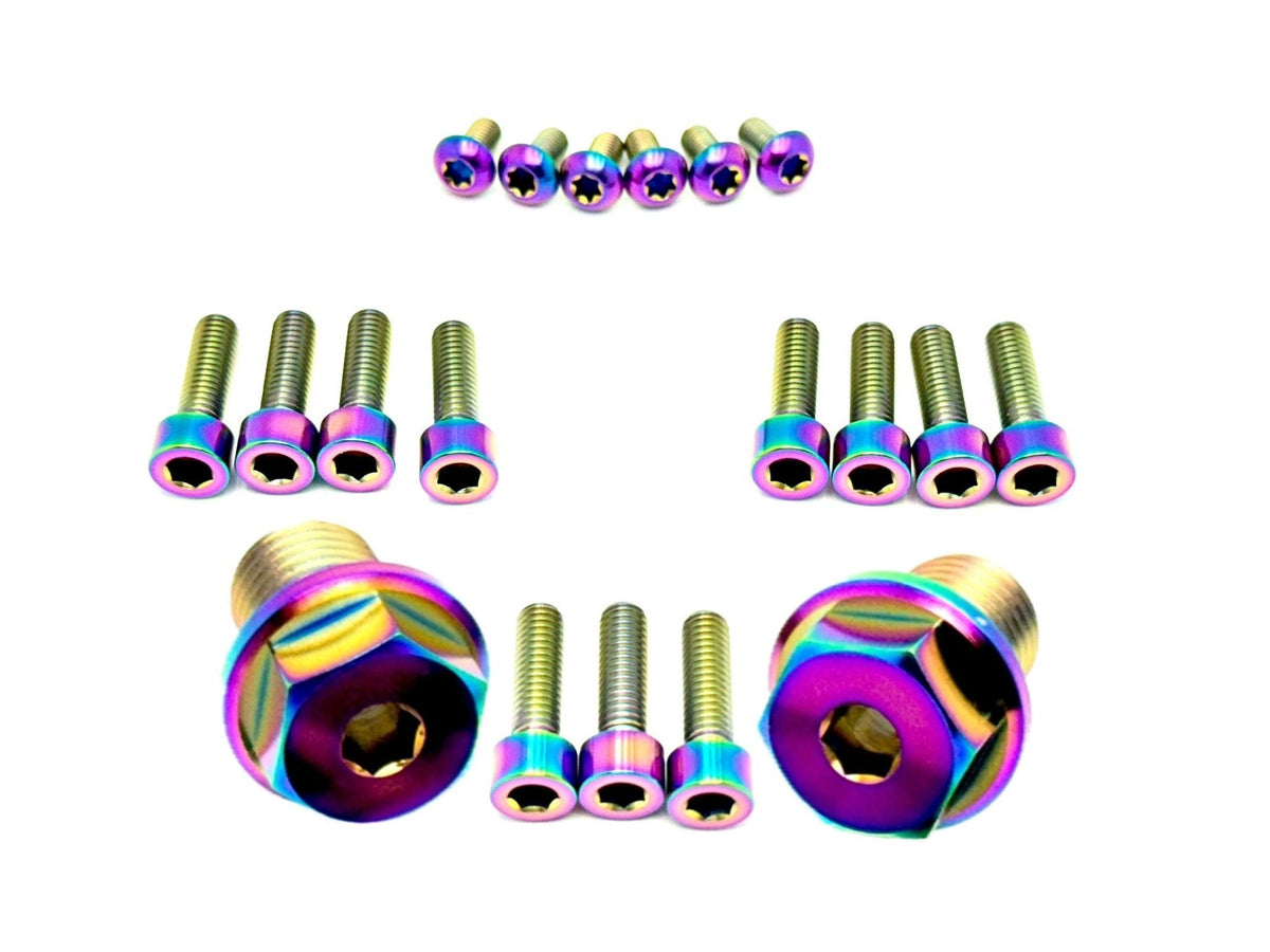 Titanium FastAce Fork Bolt Kits ALX13RC (2.0), AHX12RV (Gravitee), ALX32RC - Riot Racing