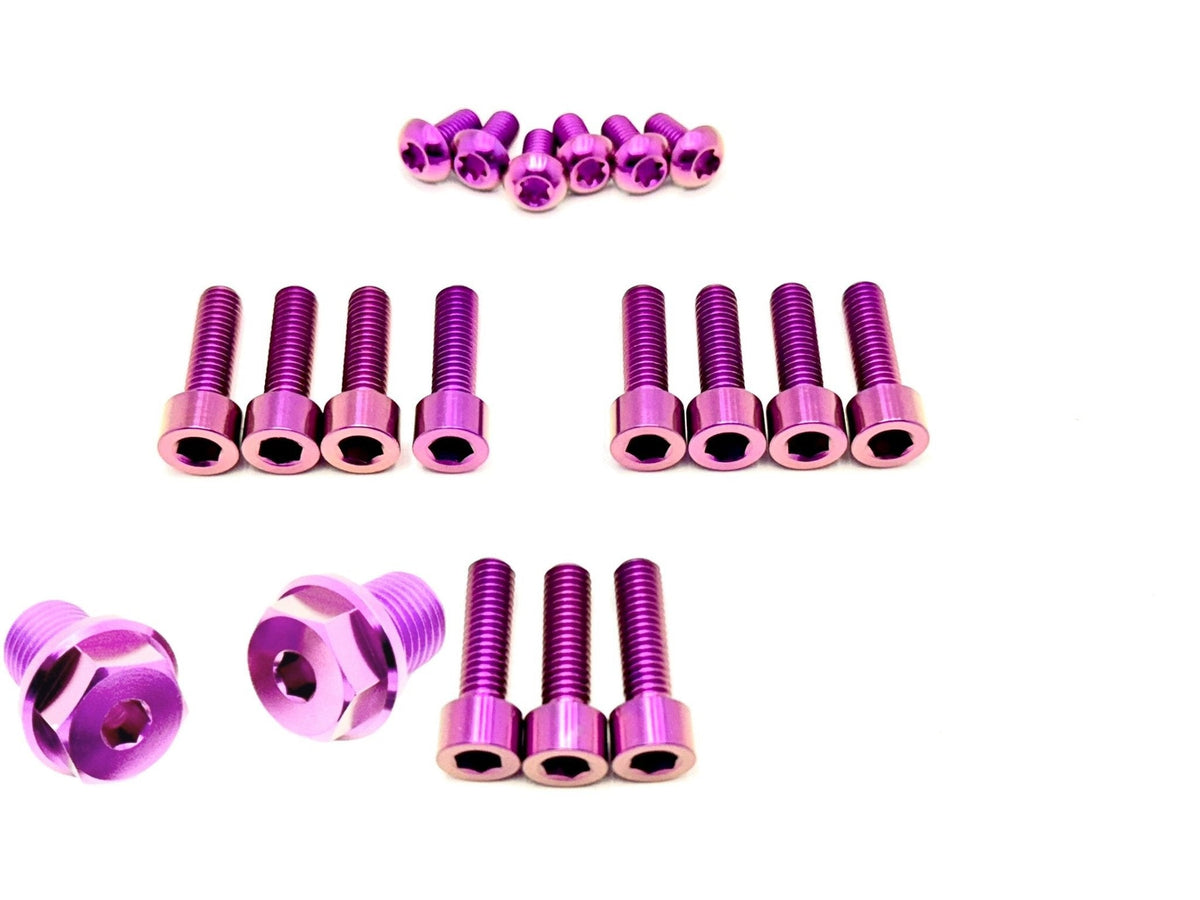 Titanium FastAce Fork Bolt Kits ALX13RC (2.0), AHX12RV (Gravitee), ALX32RC - Riot Racing