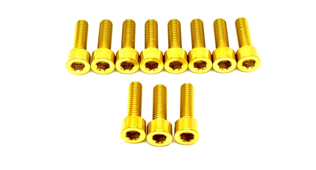 Fox 40 and Bomber 58 Fork Titanium Bolt Kits - Riot Racing