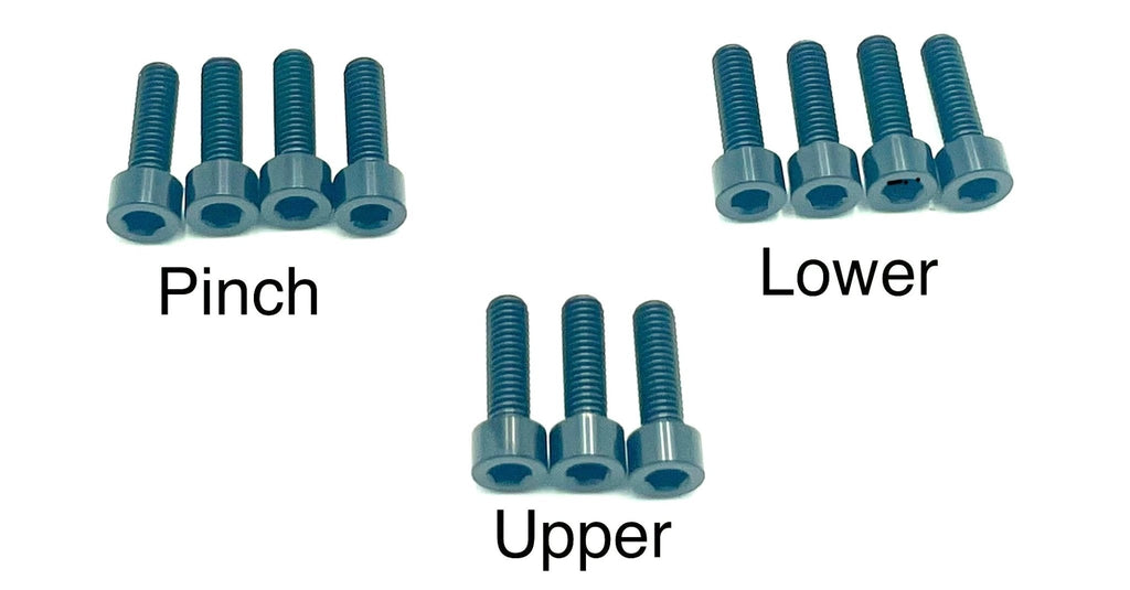 Fox 40 and Bomber 58 Fork Titanium Bolt Kits - Riot Racing