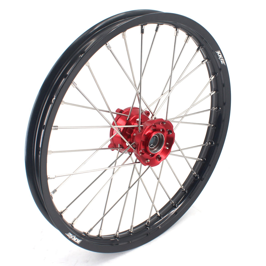 KKE 17/14 Factory Size Kids Big Wheels Rims Fit KTM SX 85 2025-2026 GAS GAS MC85 Red KKE Racing