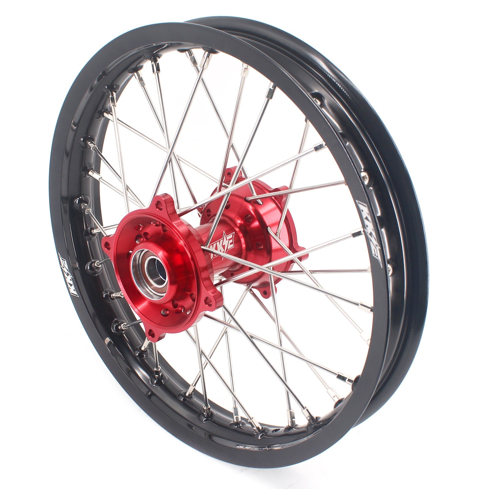 KKE 17/14 Factory Size Kids Big Wheels Rims Fit KTM SX 85 2025-2026 GAS GAS MC85 Red KKE Racing
