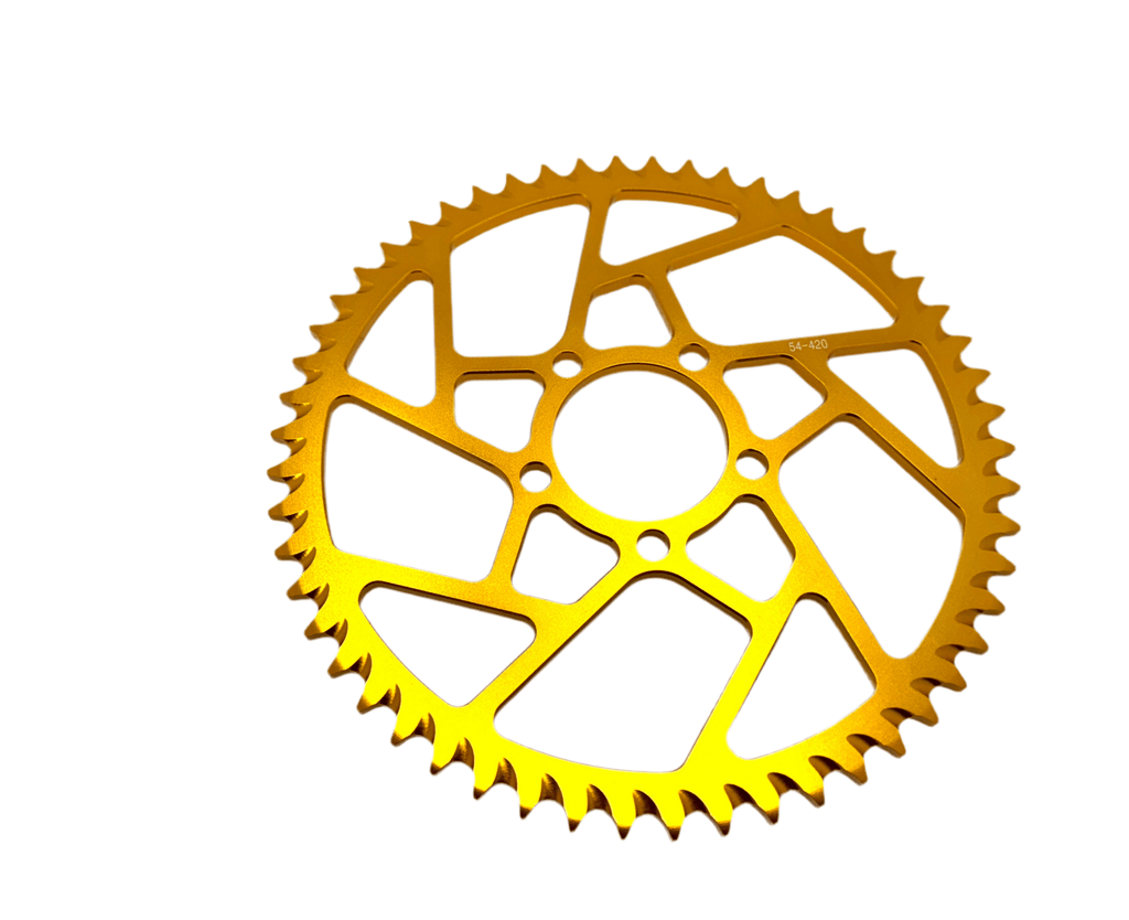 Hardened Aluminum 420 Sprockets for E-moto 48-58T Titanium Surron