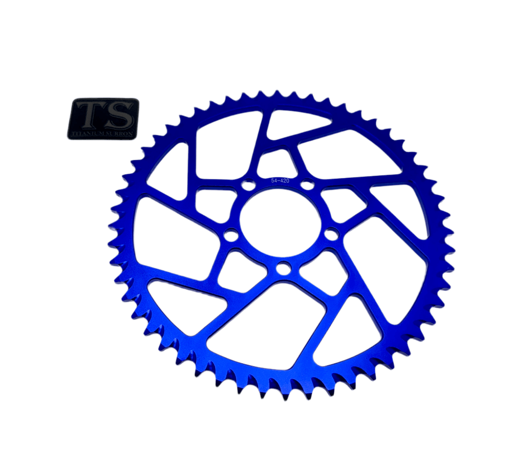 Hardened Aluminum 420 Sprockets for E-moto 48-58T Titanium Surron