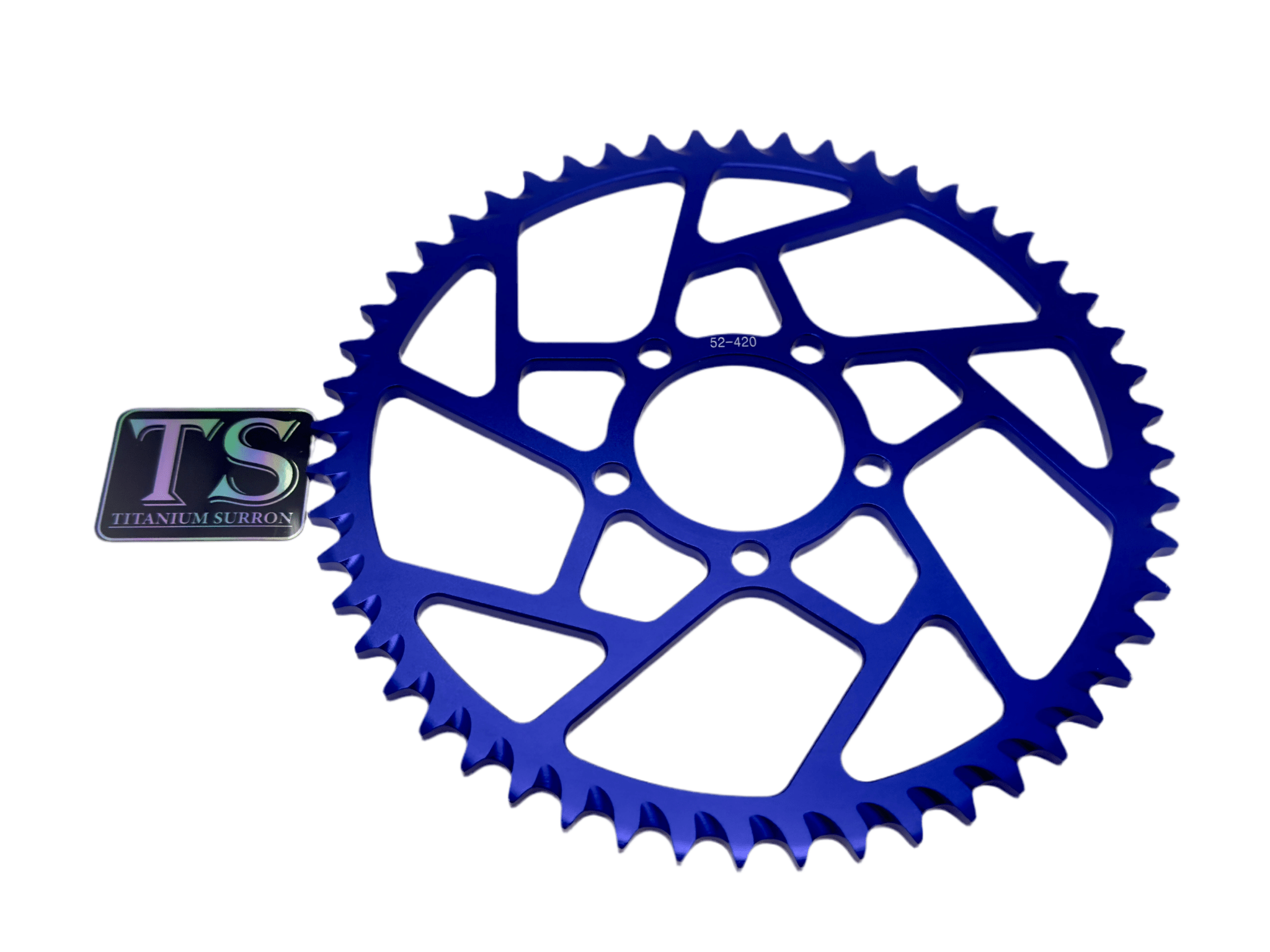 Hardened Aluminum 420 Sprockets for E-moto 48-58T Titanium Surron