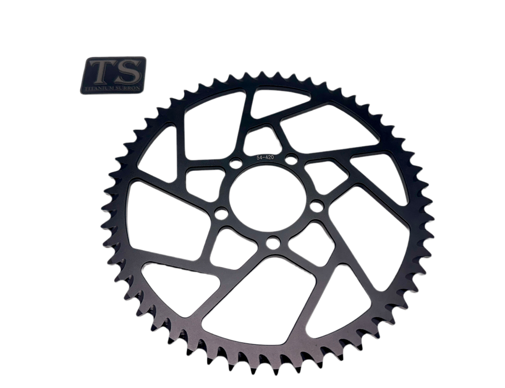 Hardened Aluminum 420 Sprockets for E-moto 48-58T Titanium Surron