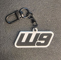 Rubber Keychain Warp9Racing