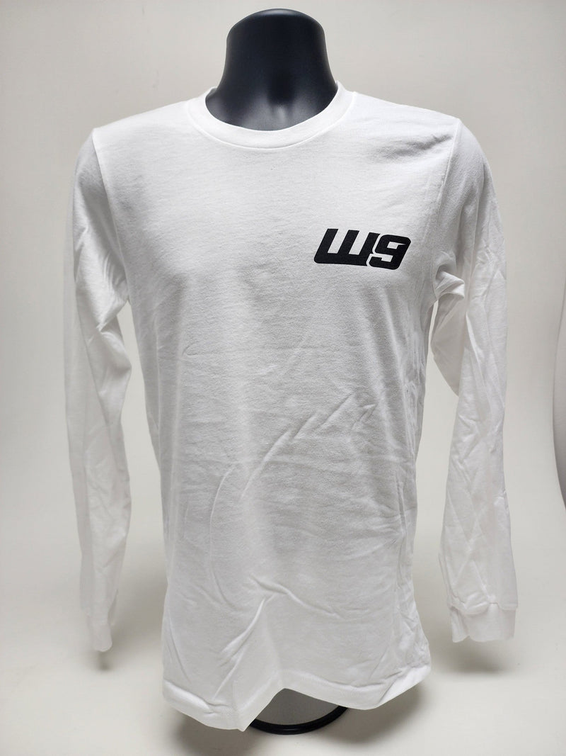 White Long Sleeve Warp9Racing