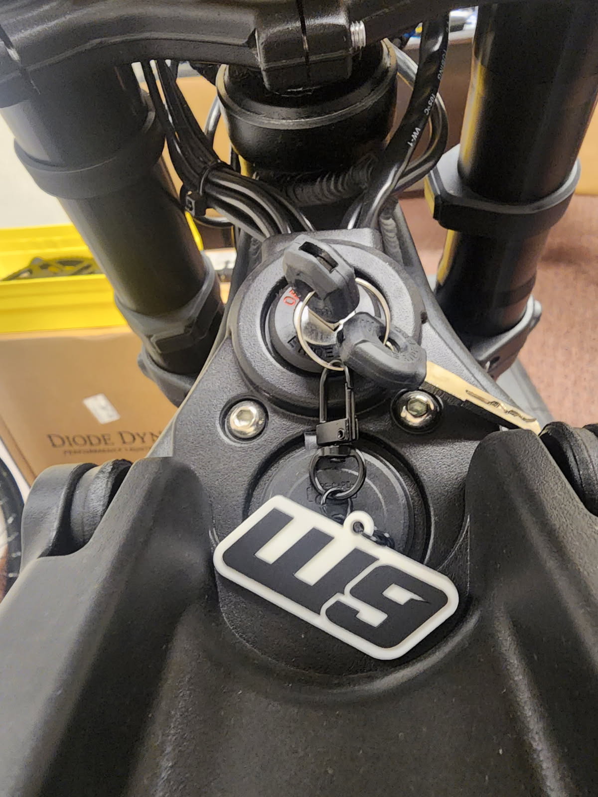 Rubber Keychain Warp9Racing