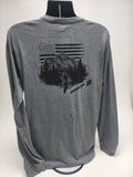 Gray Long Sleeve Mountain shirt Warp9Racing