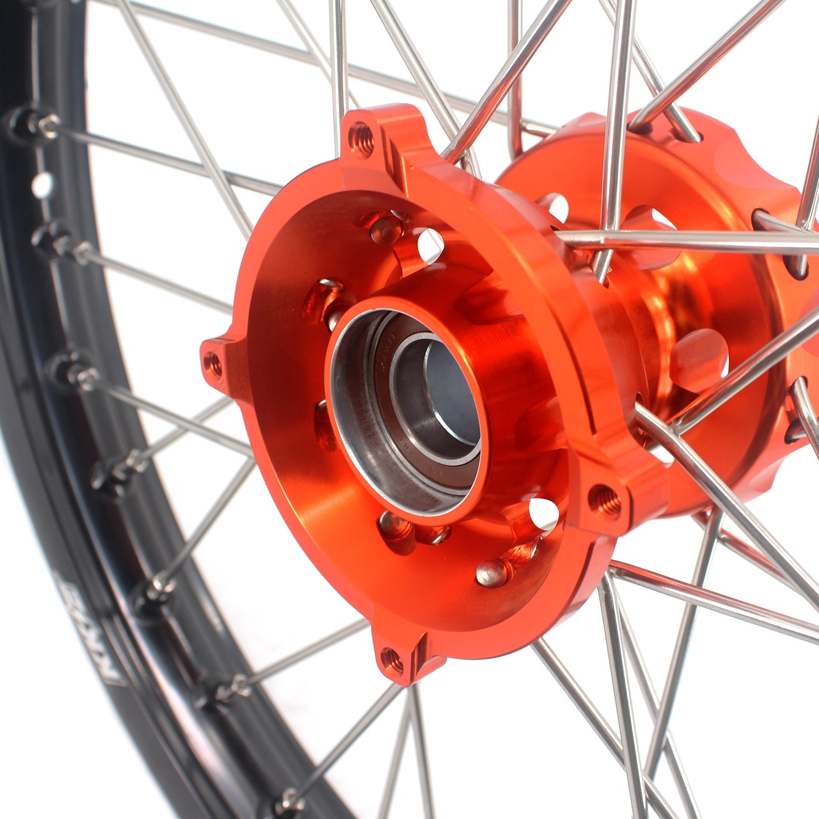 KKE 19/16 Factory Size Kids Big Wheels Rims Fit KTM SX 85 2025-2026 Orange KKE Racing