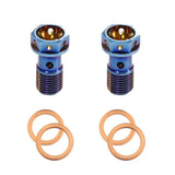M10 x 1.00 Titanium Banjo Bolt – Grade 5 ( 2 pack ) FactoryZ